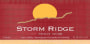 Badger's Brook Vineyard Storm Ridge Pinot Noir 2015 Front Label