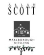 Allan Scott Marlborough Riesling 2000 Front Label