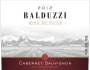 Balduzzi Vineyards & Winery Maule Valley Cabernet Sauvignon 2012 Front Label