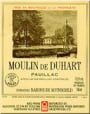 Chateau Duhart-Milon Moulin de Duhart 1995 Front Label