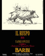 Barbi Vini Il Ruspo Sangiovese 2014 Front Label