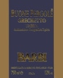 Barbi Vini Buone Pergole Grechetto 2015 Front Label