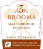 Barker's Marque Wines 3 Brooms Sauvignon Blanc 2013 Front Label