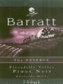 Barratt Wines The Reserve Pinot Noir 2010 Front Label