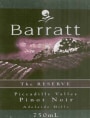 Barratt Wines The Reserve Pinot Noir 2008 Front Label