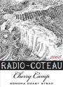 Radio-Coteau Cherry Camp Syrah 2008 Front Label