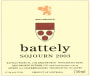 Battely Wines Sojourn Red 2003 Front Label