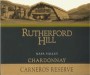 Rutherford Hill Carneros Reserve Chardonnay 1996 Front Label