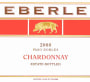 Eberle Chardonnay 2008 Front Label