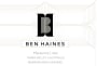 Ben Haines Marsanne 2011 Front Label