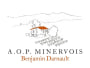 Benjamin Darnault Minervois 2012 Front Label