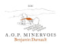 Benjamin Darnault Minervois 2011 Front Label