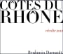 Benjamin Darnault Cotes du Rhone Rouge 2012 Front Label