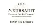 Benjamin Leroux Meursault Le Porusot Premier Cru 2013 Front Label