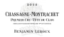 Benjamin Leroux Chassagne-Montrachet Tete du Clos Premier Cru 2014 Front Label