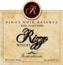 Rizzo Winery Reserve Pinot Noir 2011 Front Label