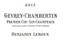 Benjamin Leroux Gevrey-Chambertin Les Champeaux  Premier Cru 2013 Front Label