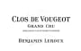 Benjamin Leroux Cote de Nuits Clos de Vougeot Grand Cru 2011 Front Label
