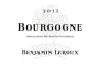 Benjamin Leroux Bourgogne Rouge 2013 Front Label