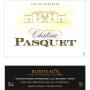 Chateau Pasquet  2014 Front Label