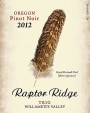 Raptor Ridge Trig Pinot Noir 2012 Front Label