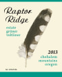 Raptor Ridge Estate Gruner Veltliner 2013 Front Label