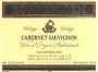 Zonnebloem Cabernet Sauvignon 1998 Front Label