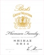 Best's Great Western Thomson Family Shiraz 2014 Front Label