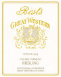 Best's Great Western Foudre Ferment Concongella Vineyard Riesling 2013 Front Label