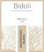 Bidolivini.com Friuli Grave Sauvignon 2015 Front Label