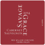 Savage Grace Wines Red Willow Vineyard Cabernet Sauvignon 2014 Front Label