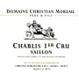 Christian Moreau Chablis Vaillon Premier Cru (375ML half-bottle) 2014 Front Label