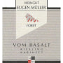 Eugen Muller Vom Basalt Pechstein Riesling Kabinett 2015 Front Label