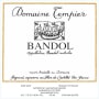 Domaine Tempier Bandol Rose 2016 Front Label