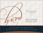 Bird Wines Old Schoolhouse Vineyard Pinot Gris 2015 Front Label