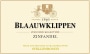 Blaauwklippen Vineyards Vineyard Selection Zinfandel 2006 Front Label
