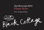 Black Cottage Wines Pinot Noir 2014 Front Label
