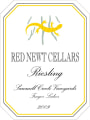 Red Newt Cellars Sawmill Creek Vineyards Riesling 2009 Front Label