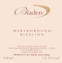 Bladen Vineyard Riesling 2009 Front Label