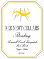 Red Newt Cellars Sawmill Creek Vineyards Fred Block Riesling 2012 Front Label