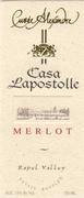 Lapostolle Cuvee Alexandre Merlot 1998 Front Label