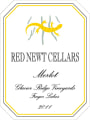Red Newt Cellars Glacier Ridge Vineyards Merlot 2011 Front Label