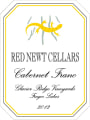 Red Newt Cellars Glacier Ridge Vineyards Cabernet Franc 2012 Front Label