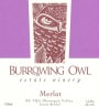 Burrowing Owl Vineyards Estate Merlot 2014 Front Label