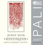 Pali Wine Co Huntington Pinot Noir 2007  Front Label