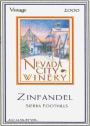 Nevada City Winery Zinfandel 2000  Front Label
