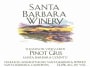 Santa Barbara Winery Thompson Vineyards Pinot Gris 2012 Front Label