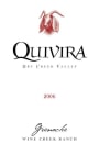 Quivira Wine Creek Ranch Grenache 2006  Front Label