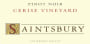 Saintsbury Anderson Valley Cerise Vineyard Pinot Noir 2012 Front Label