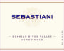 Sebastiani Russian River Valley Pinot Noir 2010 Front Label